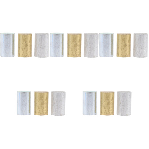 5Sets Aluminum Copper Iron Cylinders Metal Set for Density Experiments 2