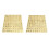 3Stk Holzpuzzle Chips Lernspielzeug Kinder Khaki 1
