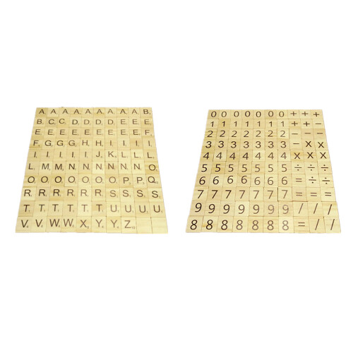 3Stk Holzpuzzle Chips Lernspielzeug Kinder Khaki