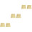 3Stk Holzpuzzle Chips Lernspielzeug Kinder Khaki 5