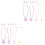 8Sets Hawaii Ohrringe Polymerem Ton Bunt 7