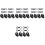 4Ensembles Clips Ajustables Tuba Universels Pour 9