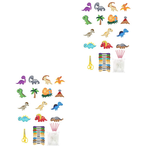 2Sets , Robuste Dinosaurier Bastelsets Für Kinder Und Haushalt 1