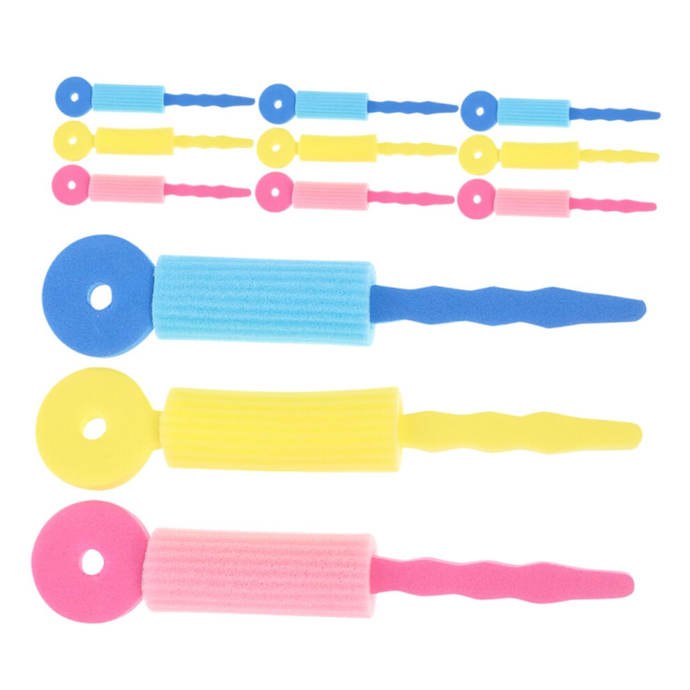 Heatless Curlers 30pcs Soft Sponge Hair Rollers for Overnight No Heat Styling Short Hair