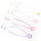 8Sets Hawaii Ohrringe Polymerem Ton Bunt 5