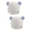 2Pièces Bonnets Infantiles Coton Et Élégants 7