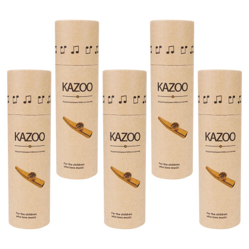 20Pièces Étui Kazoo Papier Boîte De Protection Clair