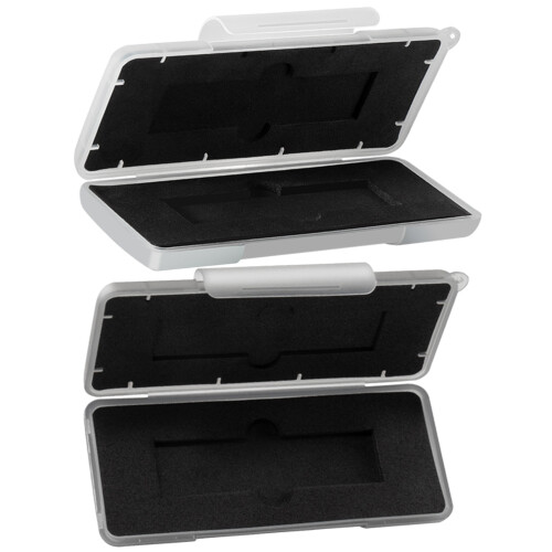 8Stk Hartes SSD Schutzcase Für 2 Festplatten Mit Weichem Schaumfutter