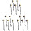 15Pièces Nettoyage Clubs, Poils , Multi Usage 2