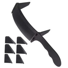 Professional Barber Comb for Men with Rounded Tooth Tips, No Hair Pull, Durable Plastic Design