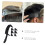 Professional Barber Comb for Men with Rounded Tooth Tips, No Hair Pull, Durable Plastic Design 2