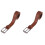 2Pièces Ceintures Cuir PU Style Rétro Et Design Ajouré 2