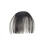 3Stk Schwarze Clip in Haarsprünge Hitzeresistente Extensions 1