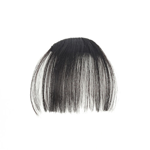 3Stk Schwarze Clip in Haarsprünge Hitzeresistente Extensions
