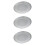 3Stk Pizzabletts Silber Rund, Und Umweltfreundlich 6