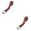 2Pièces Ceintures Cuir PU Style Rétro Et Design Ajouré 6