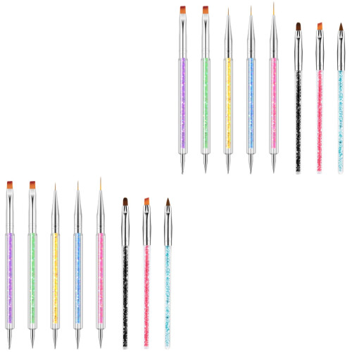 2Sets Elegant Nail Tools Durable Portable Dotting Tools for Nail Art 2