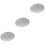 3Stk Pizzabletts Silber Rund, Und Umweltfreundlich 3