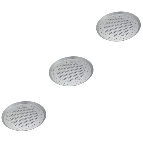 3Stk Pizzabletts Silber Rund, Und Umweltfreundlich 2