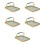 5Pcs Kitchen Storage Rack for Cutting Boards and Pot Lids Multi Use 8