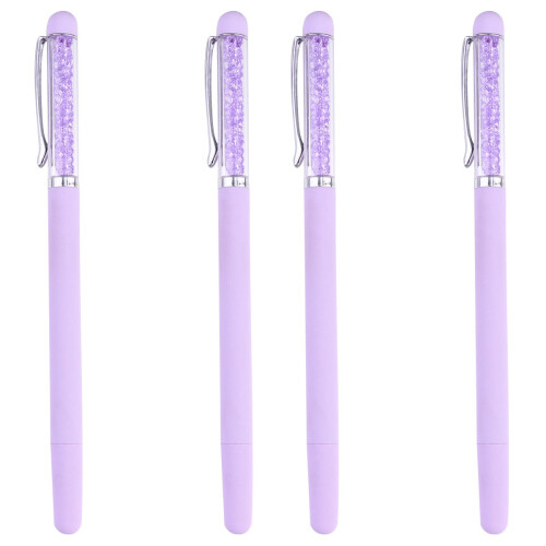 4Pièces Nail Art Violet Dotting Picker Durable 1