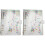 2Pièces Protège-Notebooks PVC Couleurs Vives Usage Scolaire 2
