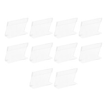 20 Pcs Price Display Holder Tag Stand Label Board For Supermarket
