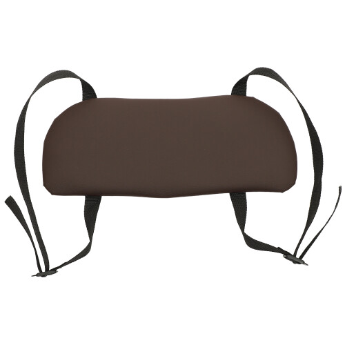 2Pcs Beauty Bed Arm Rest Brown PU Sponge Massage Table Accessory