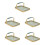 5Pcs Kitchen Storage Rack for Cutting Boards and Pot Lids Multi Use 7