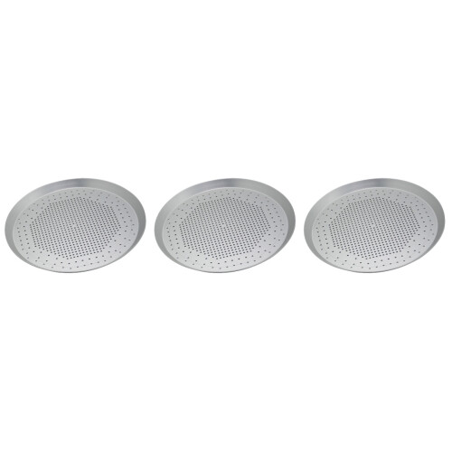 3Stk Pizzabletts Silber Rund, Und Umweltfreundlich 1