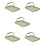 5Pcs Kitchen Storage Rack for Cutting Boards and Pot Lids Multi Use 9