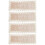 4Pièces Housse Brodée Beige Pour Piano Électronique Décor 6