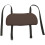2Pcs Beauty Bed Arm Rest Brown PU Sponge Massage Table Accessory 9
