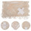 4Pièces Housse Brodée Beige Pour Piano Électronique Décor 7