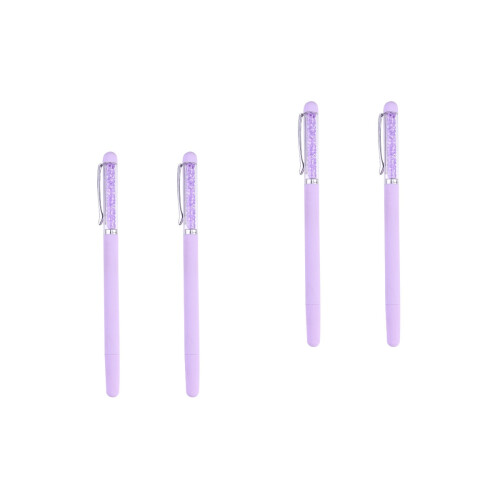 4Pièces Nail Art Violet Dotting Picker Durable 2
