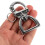 Buckle Rotating Spring Buckle Silver Stainless Steel 1pack 5