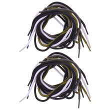 20Pairs Leather Boot Shoelace Assorted Color Decorative Shoe Laces