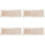 4Pièces Housse Brodée Beige Pour Piano Électronique Décor 4