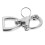 Buckle Rotating Spring Buckle Silver Stainless Steel 1pack 7