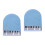 2Pcs Practical Sky-Blue Instrument Cleaning Cloth Durable Dust Wipe 3