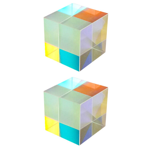 2Pièces Cube En , Reflets Précis Pour Bureau 2