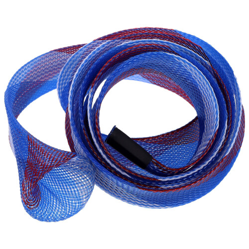 2 Pcs Braided Mesh Cable Sleeves Wire Wrap Wearproof Pet Network