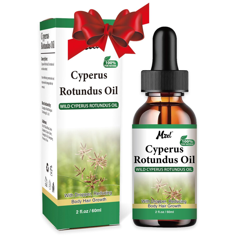 Hair Growth Inhibitor Oil with Cyperus Rotundus for Smooth Skin, Natural Hair Removal and Hydration 60ml