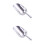 2 Pc Sugar Scoop Ice Cube Food Metal Candy Spoon 4