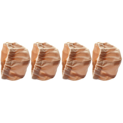 4Pièces Mini Chapeaux Beige Pour Perruques DIY Chic Et Pratique 1
