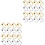 80St Verstelbare Oorclips Felgekleurde -Piercing 3