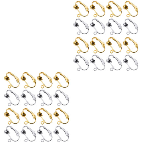 80St Verstelbare Oorclips Felgekleurde -Piercing 2