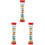 3St Rood Plastic Draaibaar Cognitief Babyspeeltje 3
