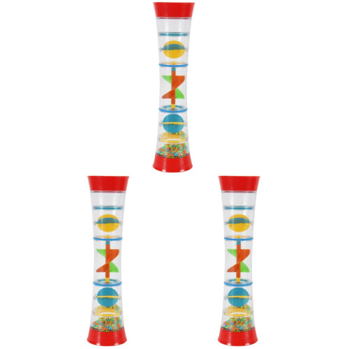 3St Rood Plastic Draaibaar Cognitief Babyspeeltje 2