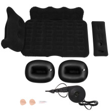 1Set PVC Luchtbed Zwart Opblaasbaar Voor Kamperen En Auto